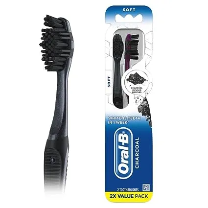 Oral-B Charcoal Toothbrushes, Soft 4ctOral-B Charcoal Toothbrushes, Soft 4ct