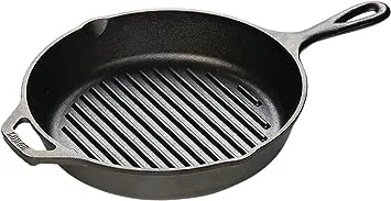 Lodge L8GP3 Cast Iron Grill Pan, 10.25-inchLodge L8GP3 Cast Iron Grill Pan, 10.25-inch