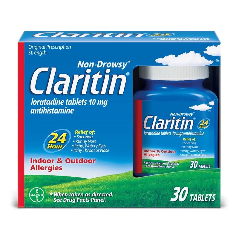 Claritin 24 Hour Allergy Medicine, Non-Drowsy Prescription Strength Allergy Relief, Loratadine Antihistamine Tablets, 70 Count