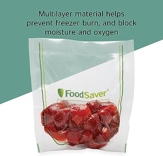 Foodsaver Easy Fill 1 Quart Vacuum Sealer Bags, 16 Count