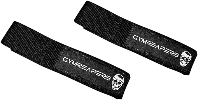 Gymreapers Lifting Wrist Straps for Weightlifting, Bodybuilding, Powerlifting, Strength Training, & Deadlifts - Padded Neoprene with 18 inch Cotton