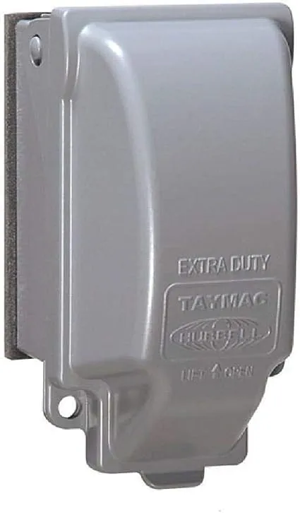 Taymac 1-gang Weatherproof Extra Duty In-use Gray Horizontal Cover - MX3300