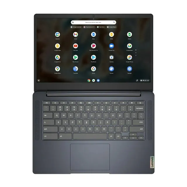 Lenovo ChromeBook 3 14" with Headset Bundle, Celeron N4020, 4G RAM, 64G eMMC, Chrome OS, Abyss Blue, 82C1002AUS