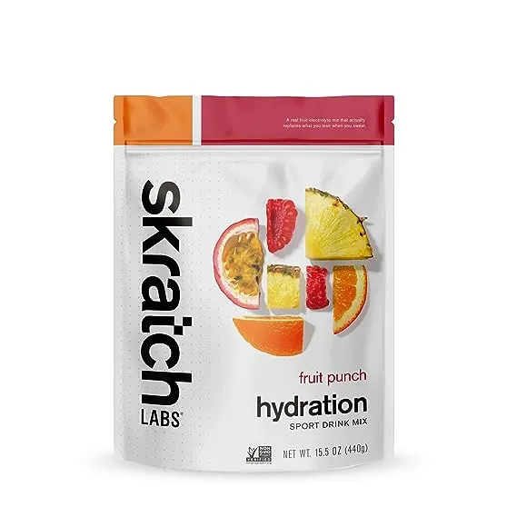 Skratch Labs Hydration Powder | Sport Drink Mix | Electrolytes Powder for Exercise, Endurance, and Performance | Lemon + Lime | 20 Servings | Non-GMO, Vegan, Kosher