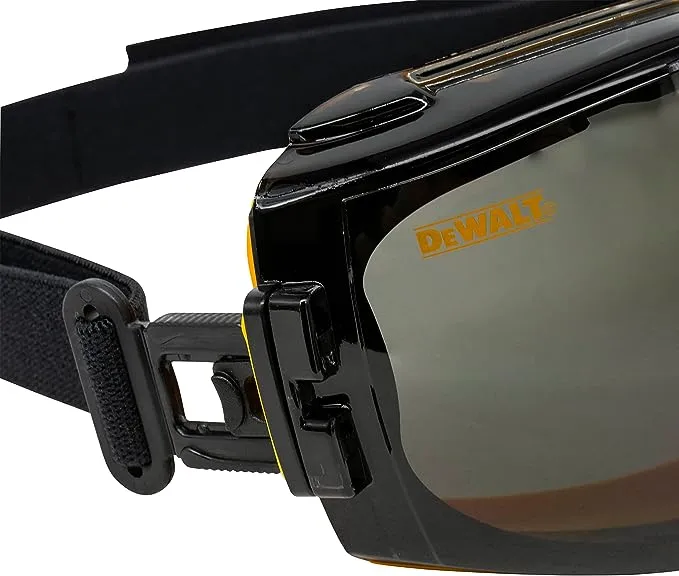 DEWALT DPG82-11 - Gafas de seguridad con doble molde, protectoras, lente transparente que no se empaña, 1 par