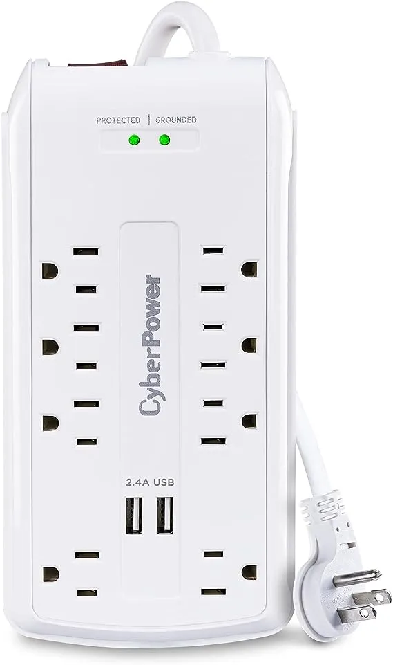 CyberPower CSP806U Professional 8-Outlets Surge Suppressor