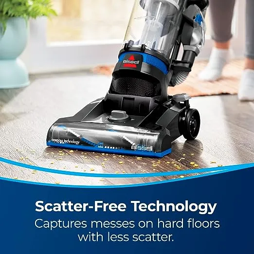 BISSELL CleanView Upright Bagless Vacuum Cleaner with Active Wand, 3536,Black/Cobalt Blue