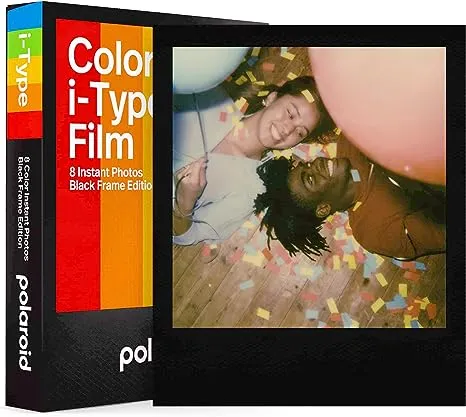 Polaroid Color i-Type Instant Film (Black Frame Edition, 8 Exposures)