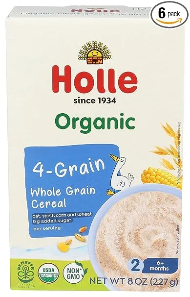 Holle Organic Wholegrain 4-Grain Cereal - 8.0 oz