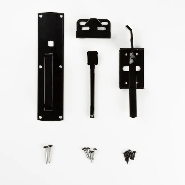 National Hardware N109-050 Gate Thumb Latch Black