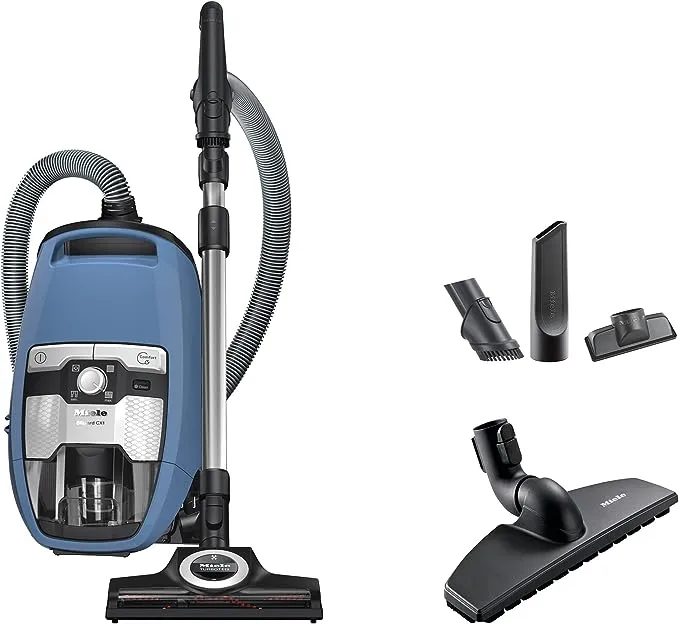 Miele - Blizzard CX1 Turbo Team - Bagless Canister Vacuum