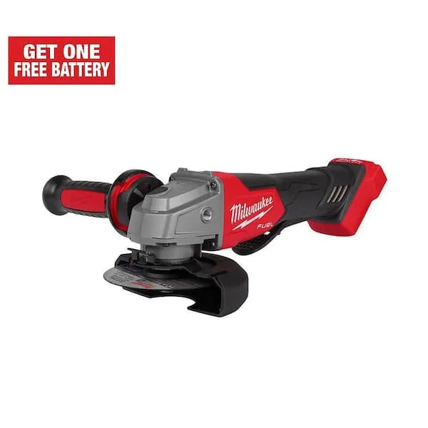 M18 FUEL 18V Lithium-Ion Brushless Cordless 4-1/2 in./5 in. Grinder w/Paddle Switch (Tool-Only)