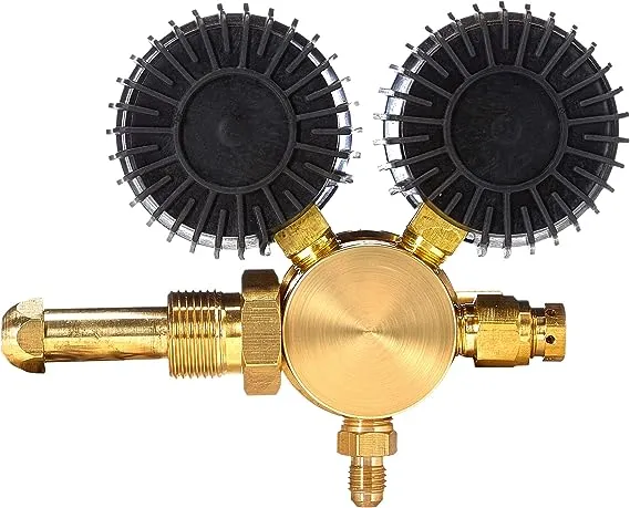 SPARC Premium Nitrogen + Inert Gas Regulator 0-600PSI CGA 580 Inlet, 1/4" SAE Flare Output LIFETIME USA Warranty