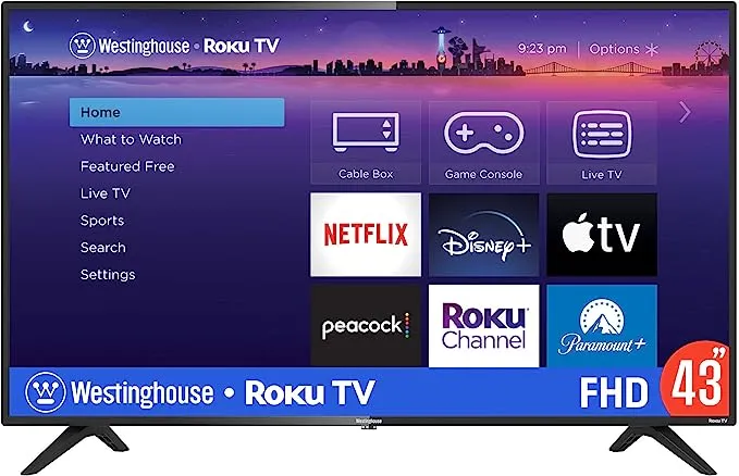 Westinghouse 43 inch Full HD Smart Roku TV