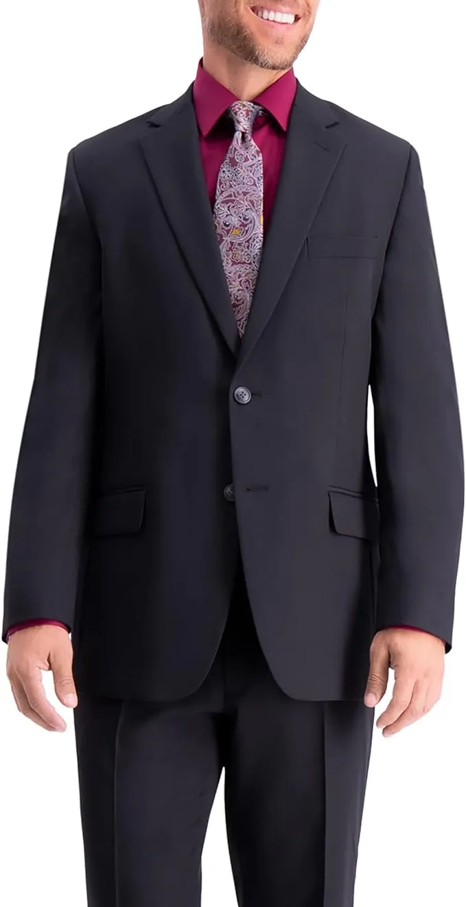 Haggar Men's Travel Performance Tailored Fit Suit Separates-Pants & Jackets