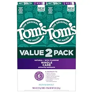 Tom's of Maine Whole Care Anticavity Toothpaste - Wintermint 4oz