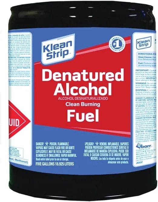 Klean-Strip CSL26 Alcohol Denatured 5 Gal