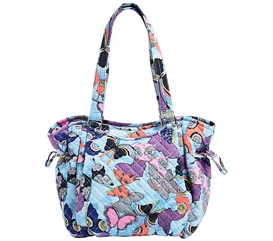 Vera Bradley Glenna Satchel-Classic Navy