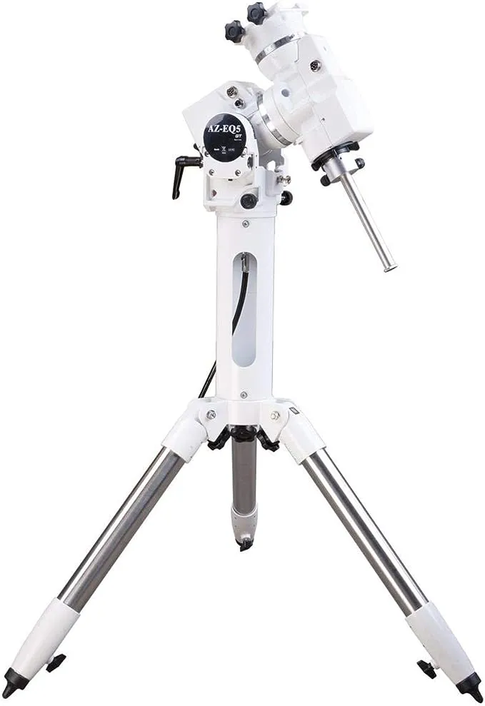 AZ-EQ5 – Fully Computerized GoTo German Equatorial, Alt-AZ Telescope Mount, and dual-OTA telescope – Computerized Hand Controller with 42,900+ Object Database