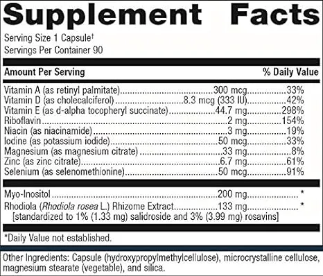 Metagenics, Thyrosol , 90 капсул