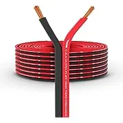 DS18 Sw-18ga-100rb Ultra Flex Speaker Wire Red and