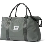 Travel Duffel Bag, Sports Tote Gym Bag, Shoulder Weekender Overnight Bag for Women