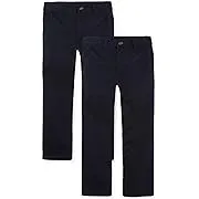 The Children's Place Boys Uniform Stretch Straight Chino Pant