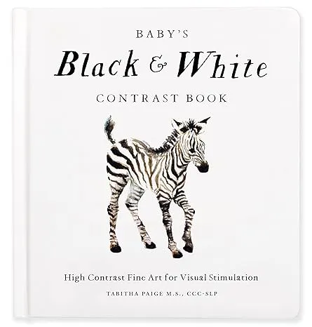 Baby's Black and White Contrast Book: High-Contrast Art for Visual Stimulation at Tummy Time [Book]