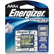 Energizer Ultimate Batteries, Lithium, AAA, 4 Pack - 4 batteries