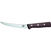 Victorinox 5.6606.15-X1 6" Narrow Semi-Stiff Curved Boning Knife with Rosewood Handle