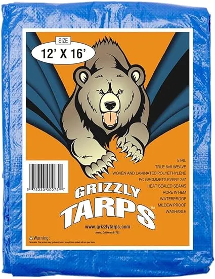 B-Air Grizzly Tarps Multi Purpose Waterproof Tarp