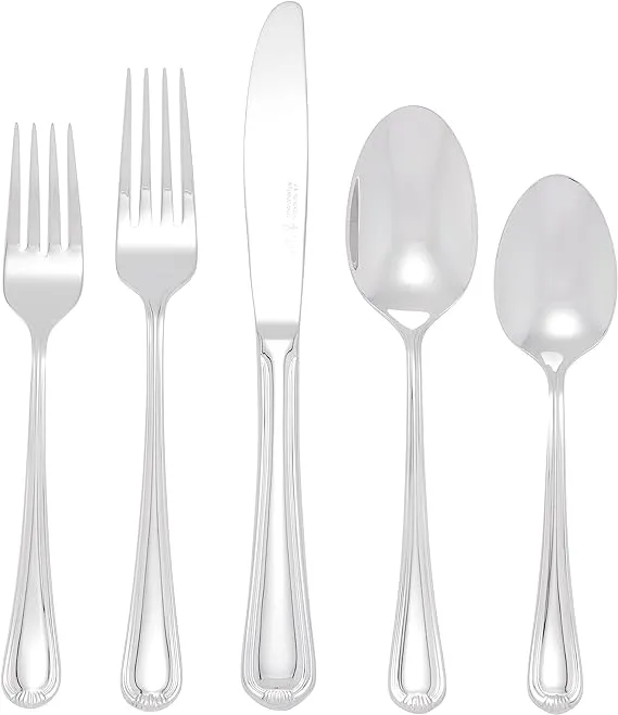 Henckels Alcea 65-Piece 18/10 Stainless Steel Flatware Set