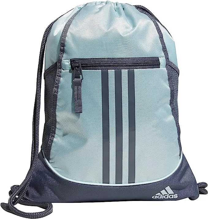 adidas Alliance II Sackpack, Jersey Onix Grey/Black/White, One Size