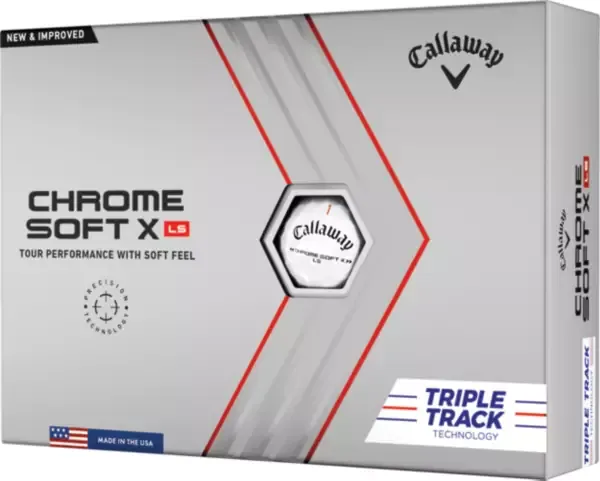 Callaway Chrome Soft X LS Triple Track Personalized Golf Balls