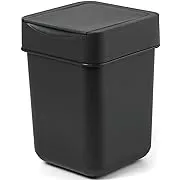 Mini Trash Can, Countertop Trash Can with Lid, 2 Liter/ 0.5 Gallon, Waste Bas...