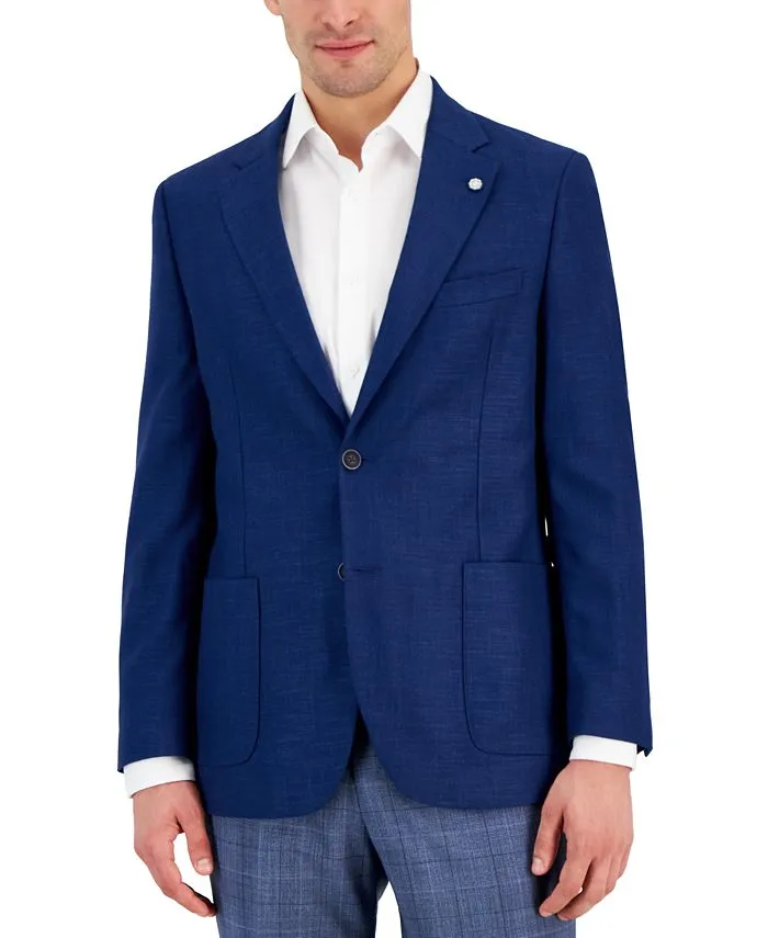 Nautica Men's Modern-Fit Active Stretch Structure Weave Sport Coat