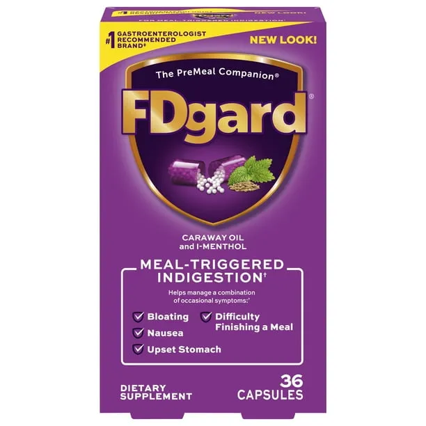 Fdgard Indigestion Functional Dyspepsia 36 Capsules