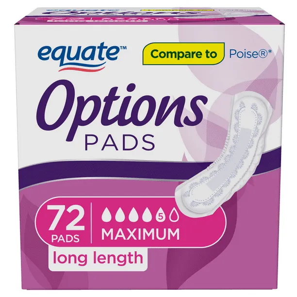 Equate Options Women's Pads