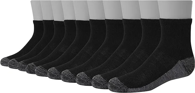 Hanes Boys Ultimate Double Tough Ankle Socks