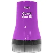 The Original Guard Your ID Wide Advanced Roller 2.0 Identity Theft Prevention Security Stamp Purple