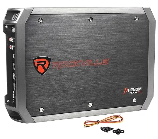 Rockville RXA-T1 1500 Watt Peak/370w CEA Rated RMS 2 Channel Amplifier Car Stereo Amp