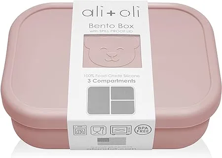 Ali + OLI - Leakproof Silicone Bento Box, Rose