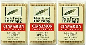 Tea Tree Therapy Cinnamon Toothpicks