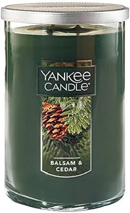 Yankee Candle Balsam & Cedar - Large 2-Wick Tumbler Candle