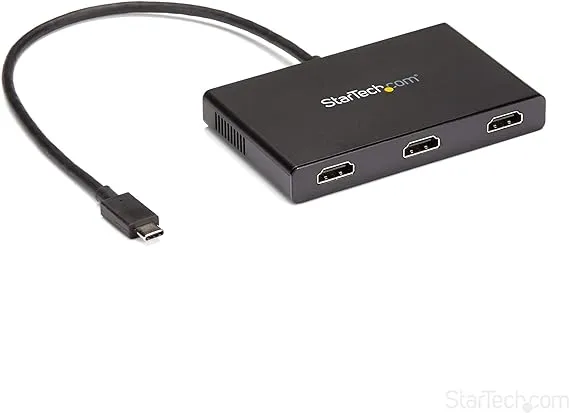 StarTech 3 Port Multi Monitor DisplayPort MST Hub