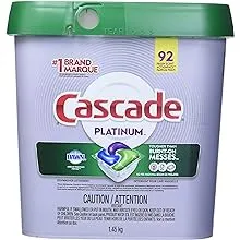 Cascade Platinum ActionPacs Dishwasher Detergent Fresh 92