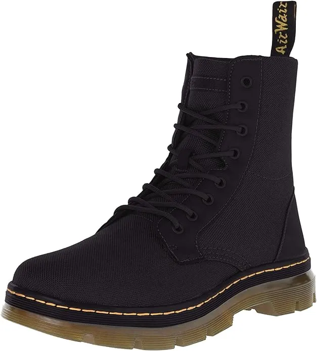 Dr. Martens/ Unisex Black Comb Combat Boots