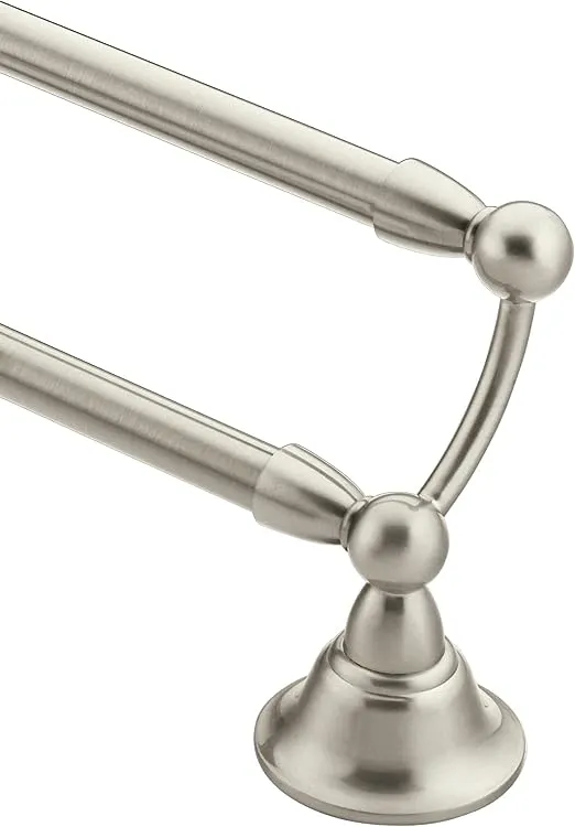 Moen DN6822 24" Double Towel Bar, Brushed Nickel