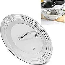 Stainless Steel Universal Lid For Pots, Pans And Skillets - Fits 7 In