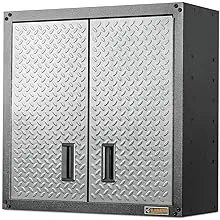 Gladiator Ready-to-Assemble Full-Door Wall GearBox Steel Wall-mounted Garage Cabinet in Gray (28-in W x 28-in H x 12-in D)